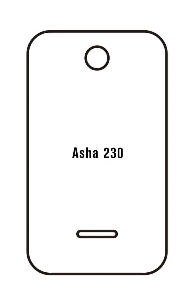 Nokia ASHA 230 Zadní Hydrogel ochranná fólie