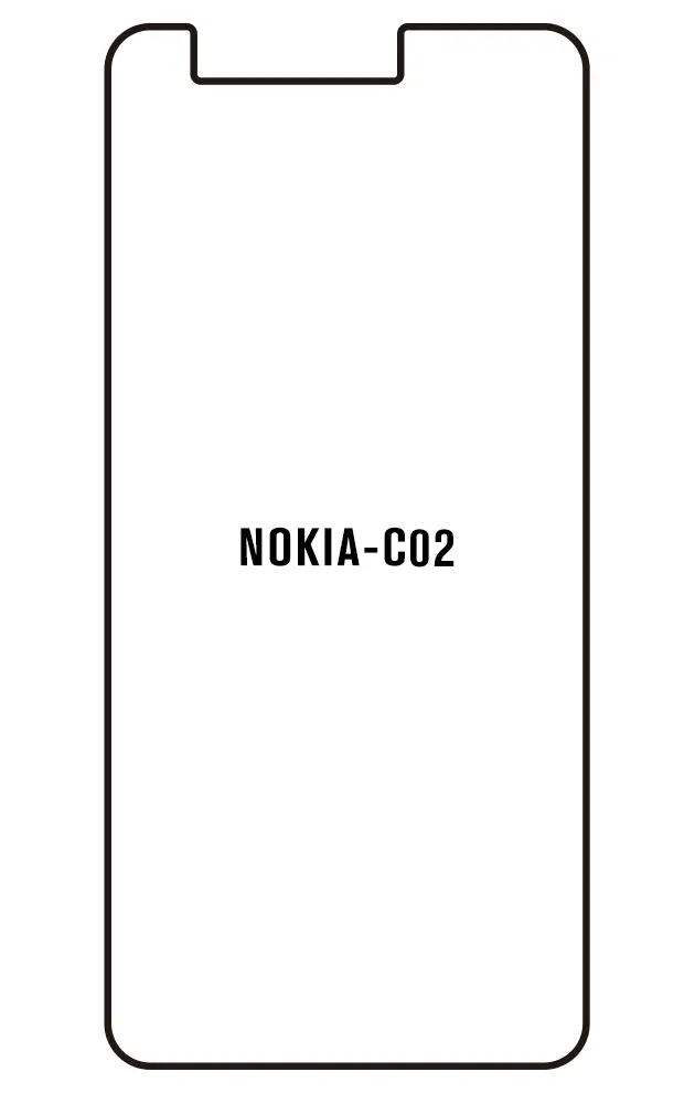 Nokia C02 Přední Hydrogel ochranná fólie