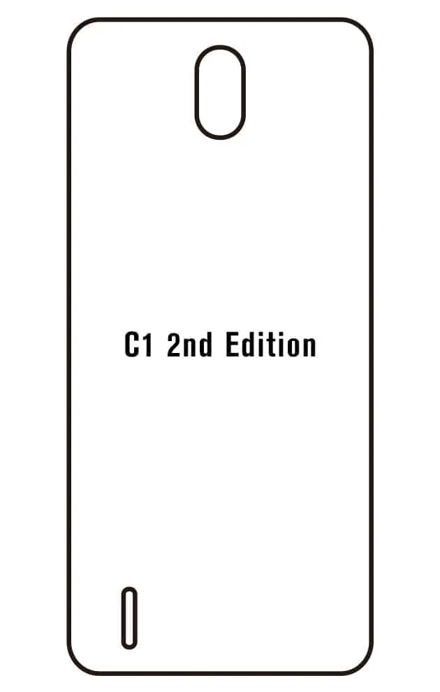 Nokia C1 2nd Edition Zadní Hydrogel ochranná fólie