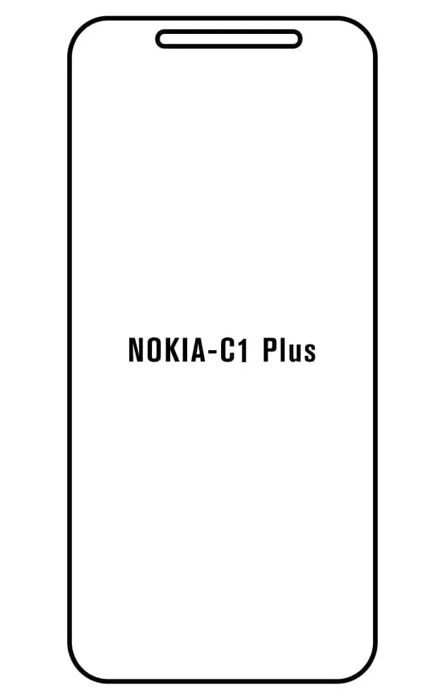 Nokia C1 Plus Přední Hydrogel ochranná fólie