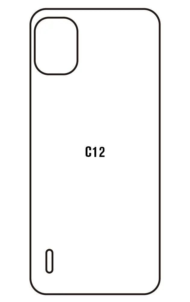 Nokia C12 Zadní Hydrogel ochranná fólie