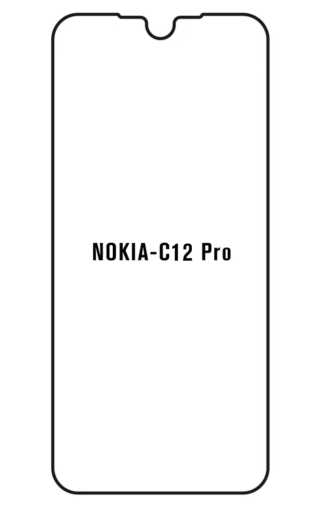 Nokia C12 Pro Přední Hydrogel ochranná fólie