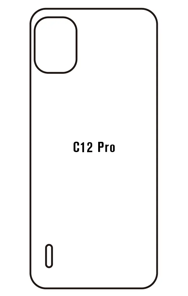 Nokia C12 Pro Zadní Hydrogel ochranná fólie