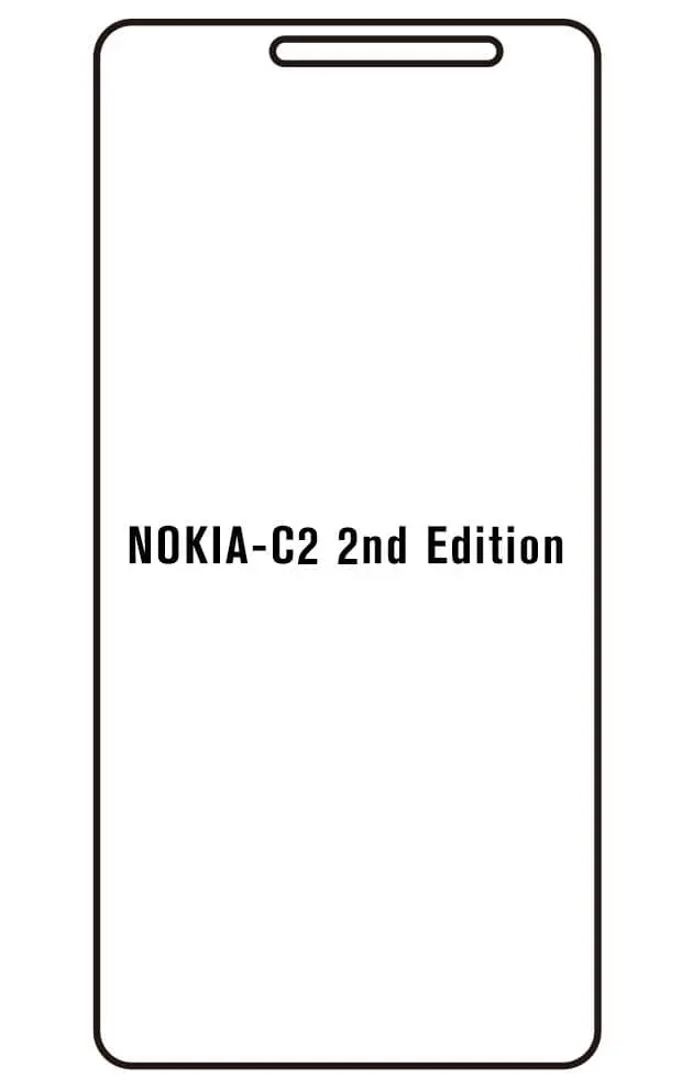 Nokia C2 2nd Edition Přední Hydrogel ochranná fólie