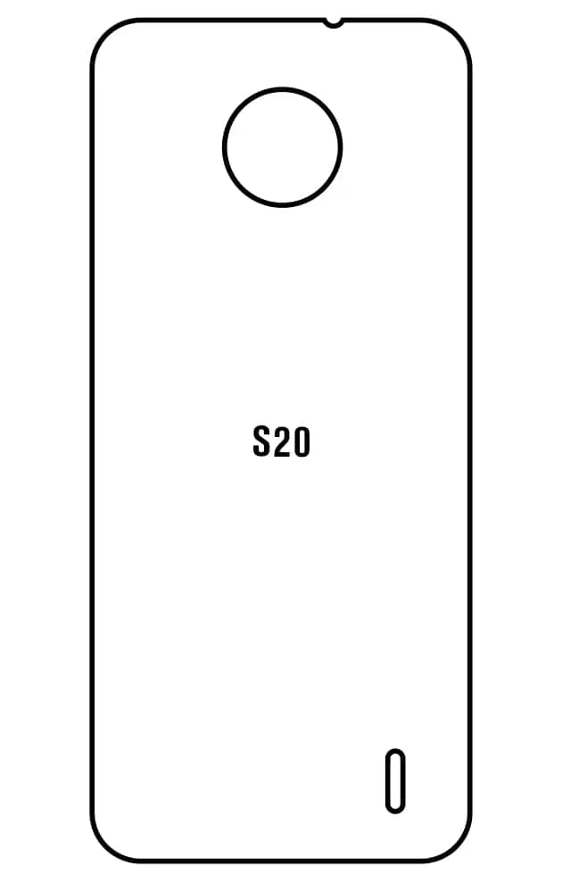 Nokia C20 Zadní Hydrogel ochranná fólie