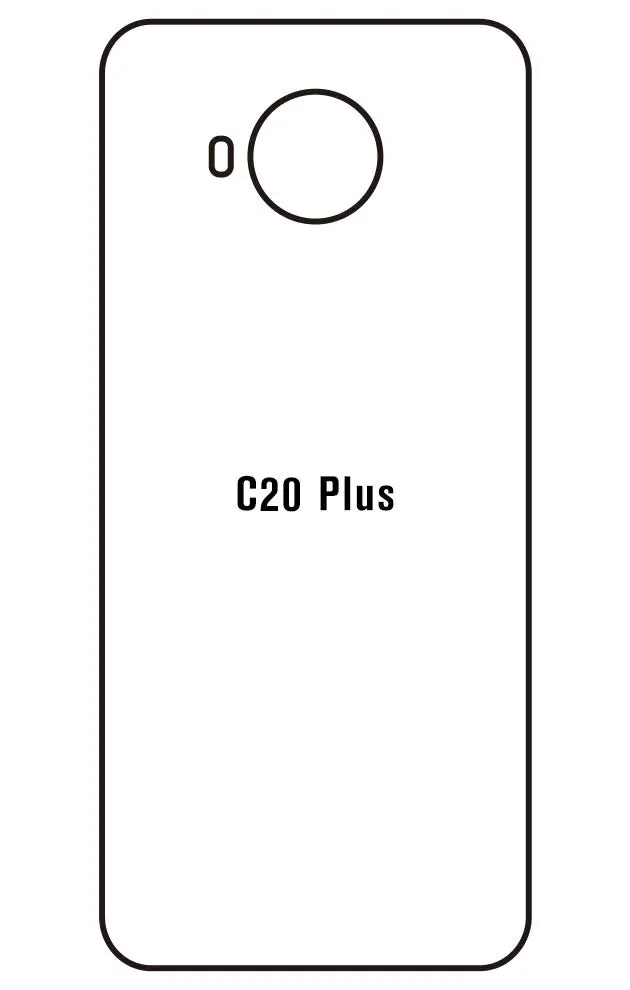 Nokia C20 Plus Zadní Hydrogel ochranná fólie