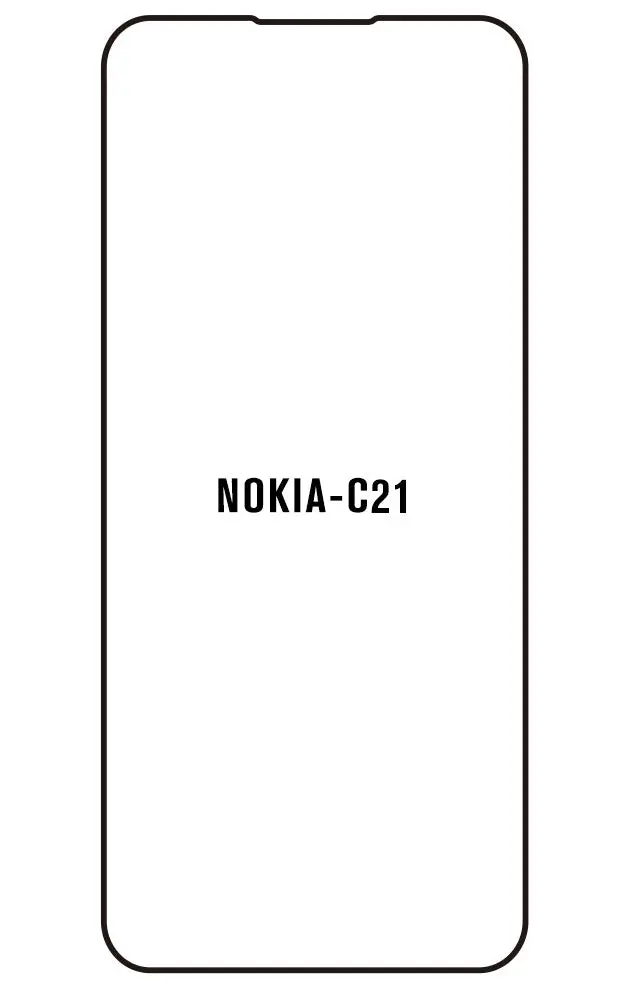 Nokia C21 Přední Hydrogel ochranná fólie