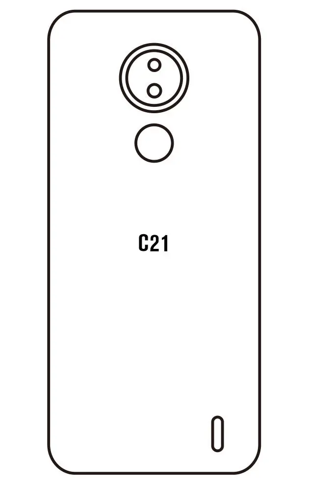 Nokia C21 Zadní Hydrogel ochranná fólie