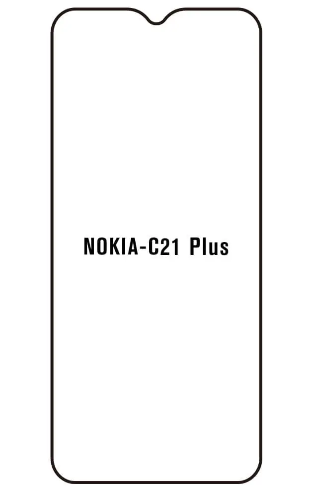 Nokia C21 Plus Přední Hydrogel ochranná fólie