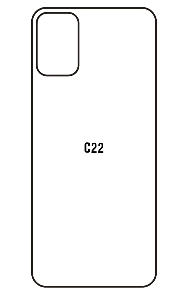 Nokia C22 Zadní Hydrogel ochranná fólie