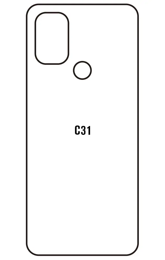 Nokia C31 Zadní Hydrogel ochranná fólie