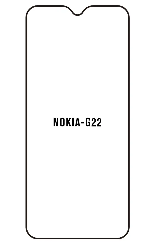 Nokia G22 Přední Hydrogel ochranná fólie