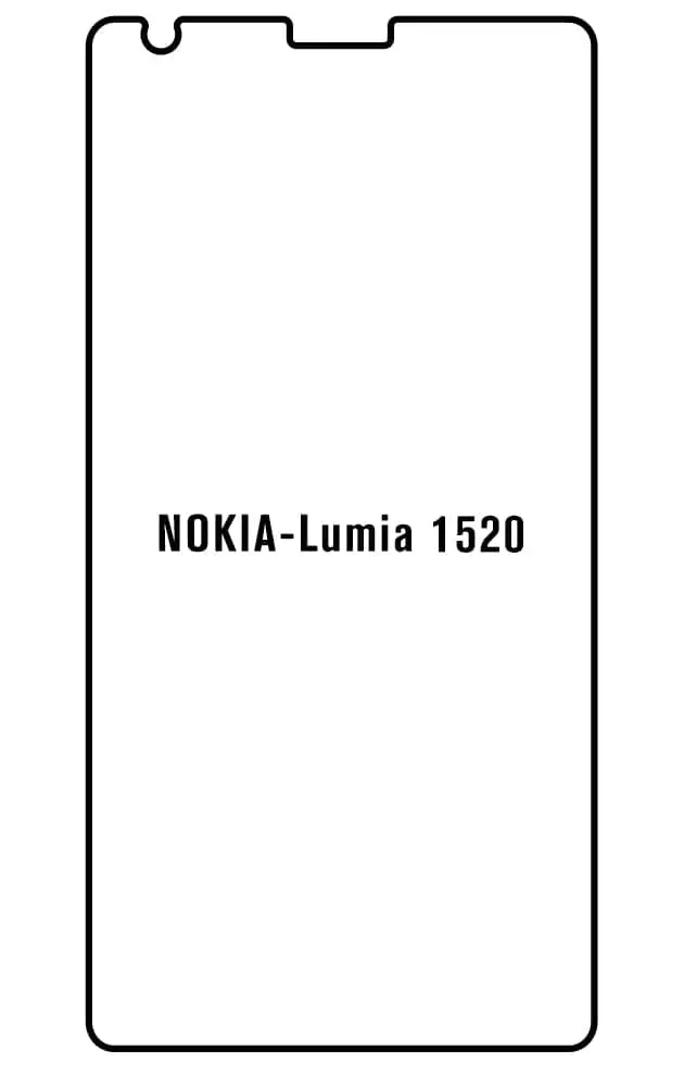 Nokia Lumia 1520 Přední Hydrogel ochranná fólie