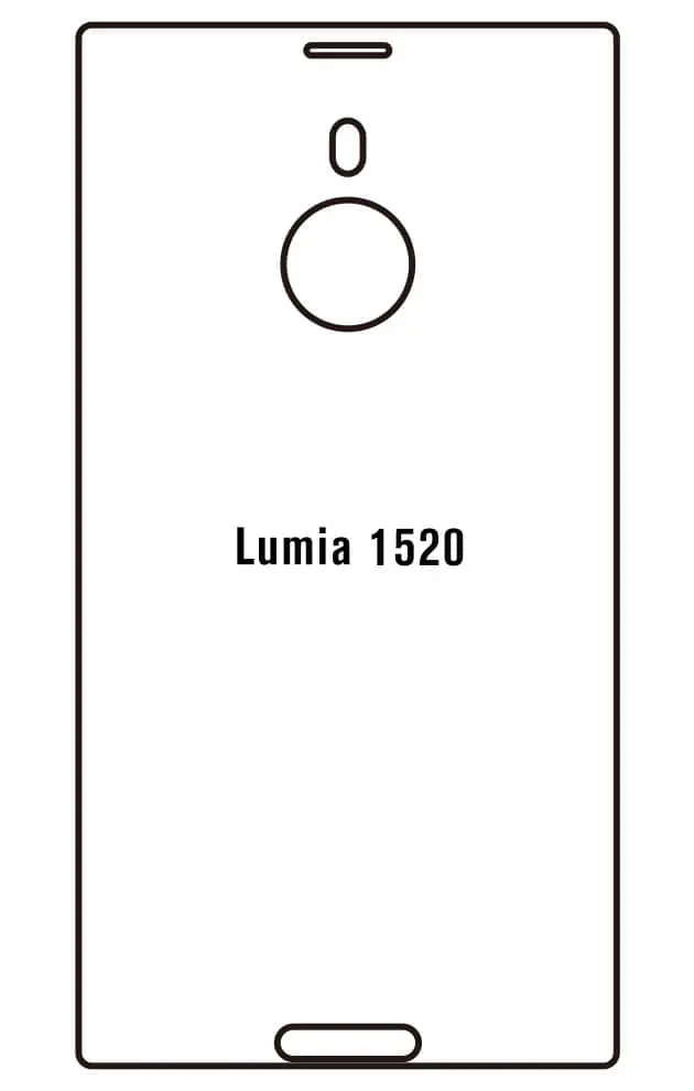 Nokia Lumia 1520 Zadní Hydrogel ochranná fólie