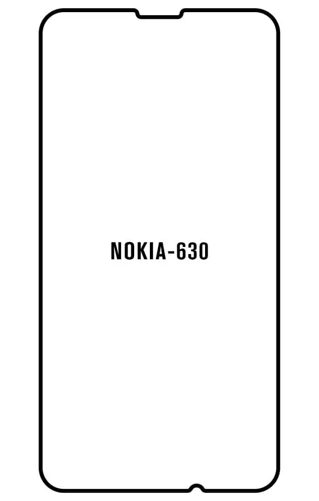 Nokia Lumia 630 Přední Hydrogel ochranná fólie