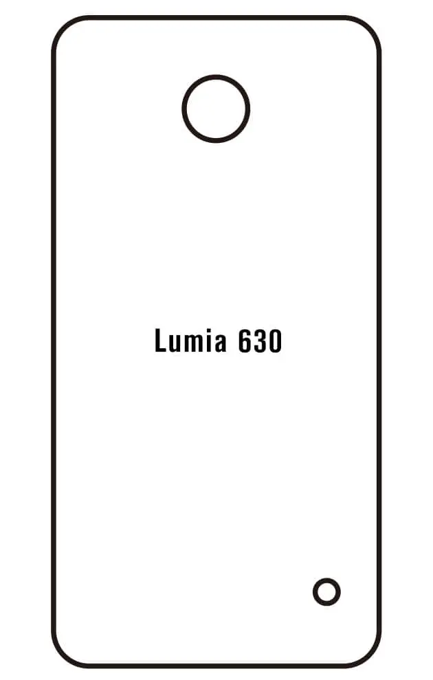 Nokia Lumia 630 Zadní Hydrogel ochranná fólie