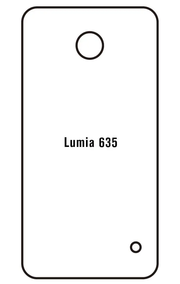 Nokia Lumia 635 Zadní Hydrogel ochranná fólie