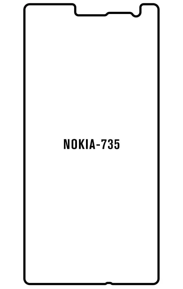 Nokia Lumia 735 Přední Hydrogel ochranná fólie
