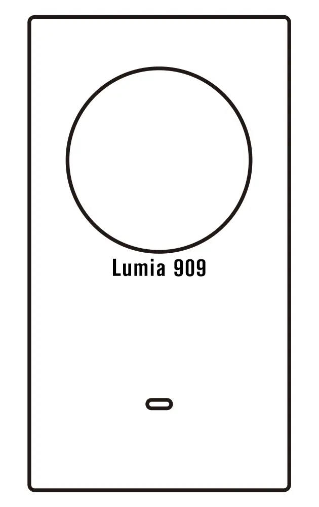 Nokia Lumia 909 Zadní Hydrogel ochranná fólie