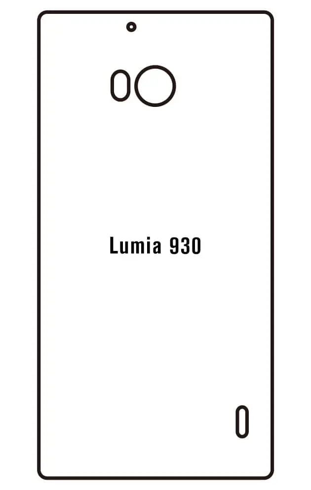 Nokia Lumia 930 Zadní Hydrogel ochranná fólie
