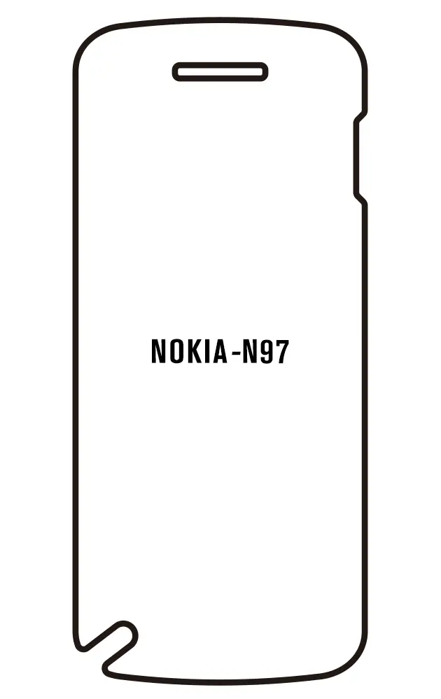 Nokia N97 Přední Hydrogel ochranná fólie