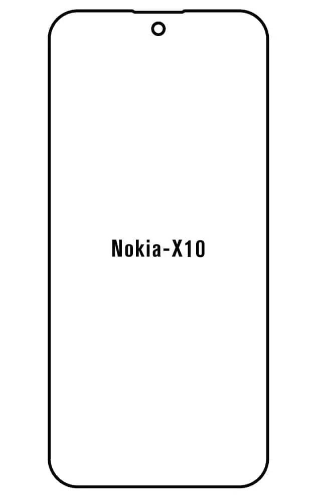 Nokia X10 Přední Hydrogel ochranná fólie