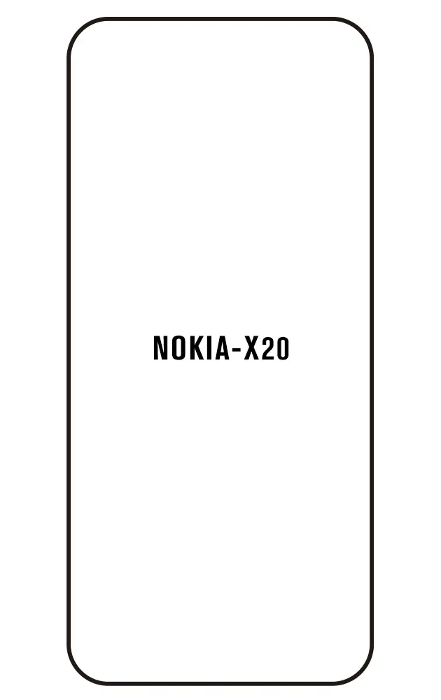 Nokia X20 Přední Hydrogel ochranná fólie