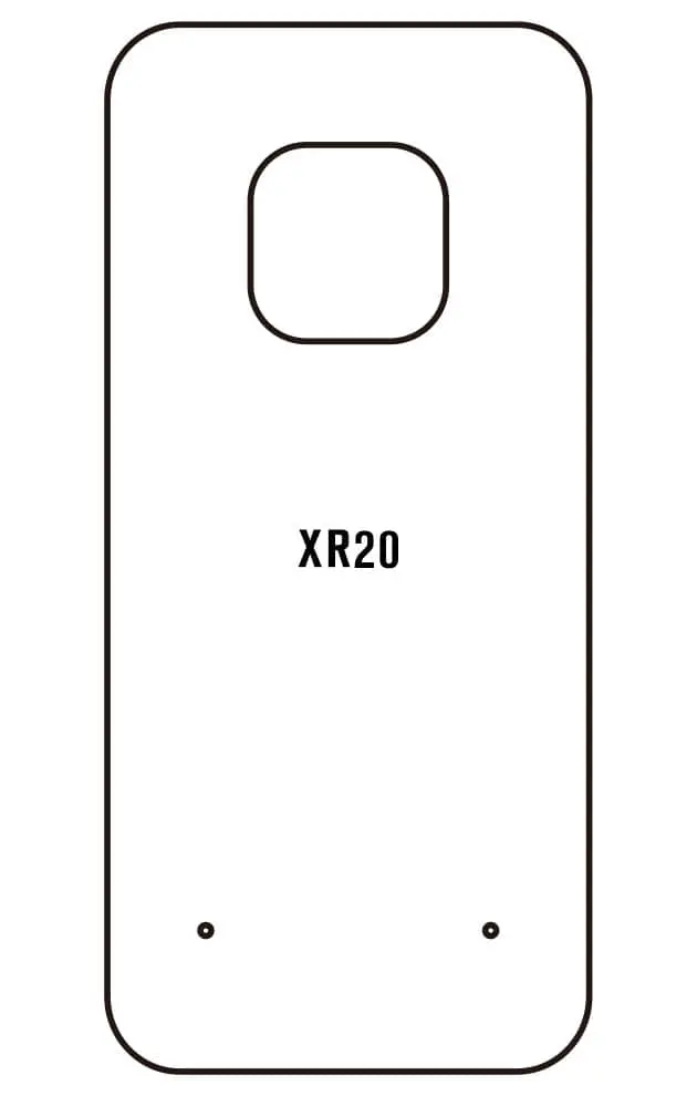 Nokia XR20 Zadní Hydrogel ochranná fólie