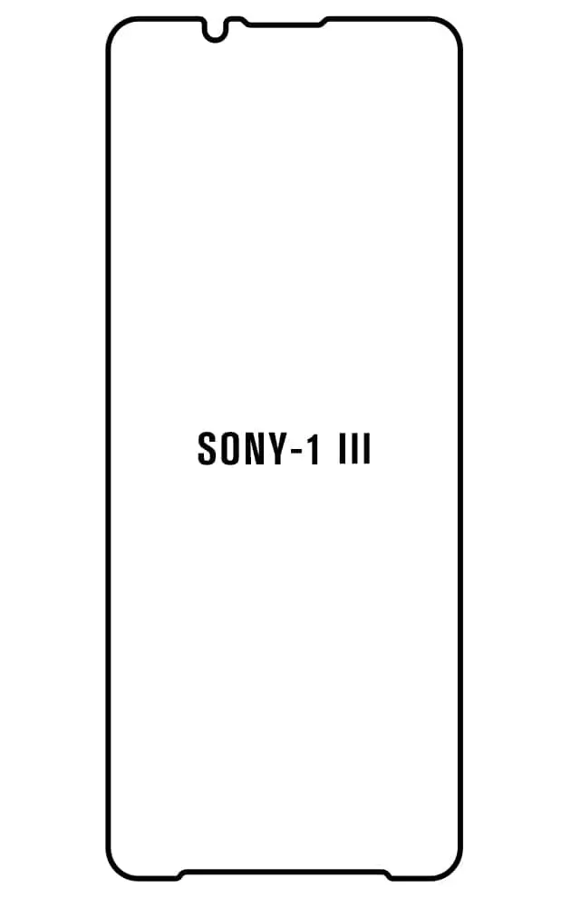 Sony 1 III Přední Hydrogel ochranná fólie