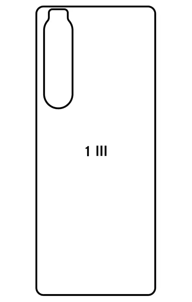 Sony 1 III Zadní Hydrogel ochranná fólie