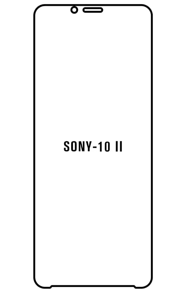 Sony 10 II Přední Hydrogel ochranná fólie