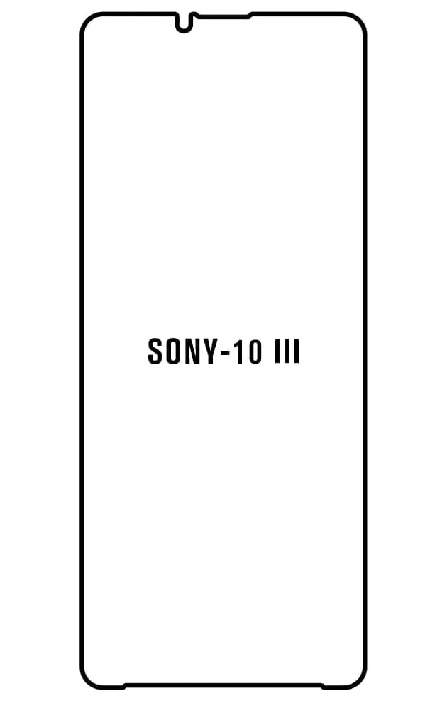 Sony 10 III Přední Hydrogel ochranná fólie