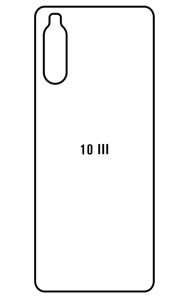 Sony 10 III Zadní Hydrogel ochranná fólie