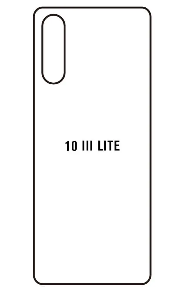Sony 10 III Lite Zadní Hydrogel ochranná fólie