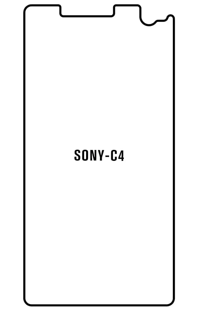 Sony C4 Přední Hydrogel ochranná fólie