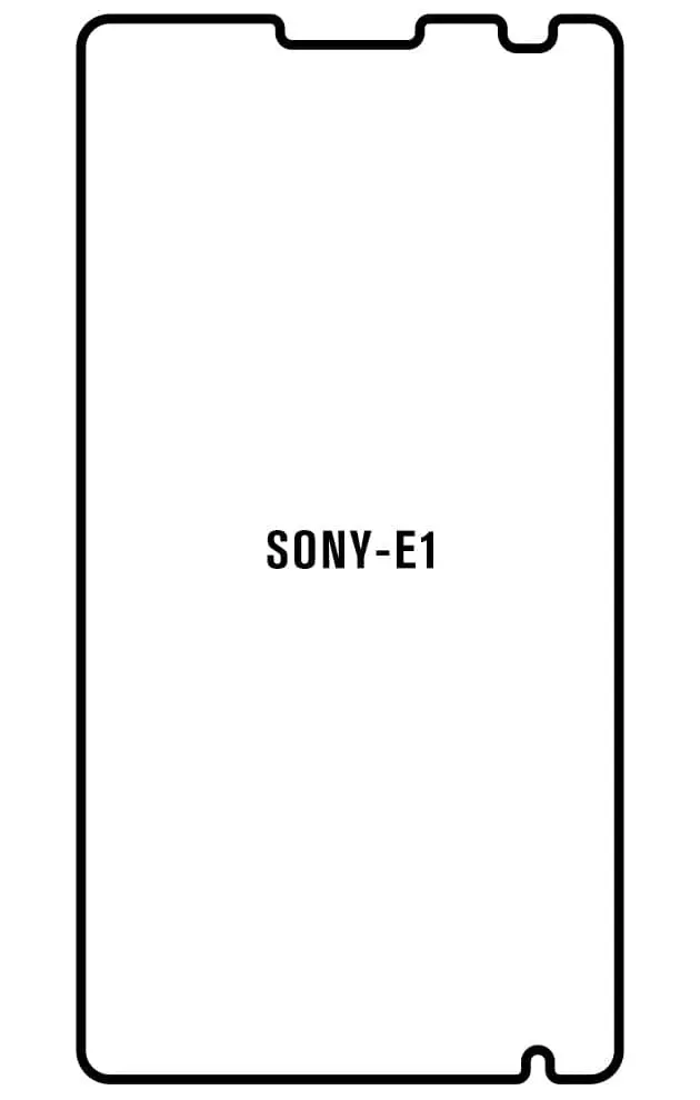 Sony E1 Přední Hydrogel ochranná fólie