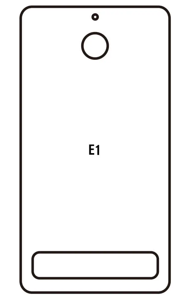 Sony E1 Zadní Hydrogel ochranná fólie