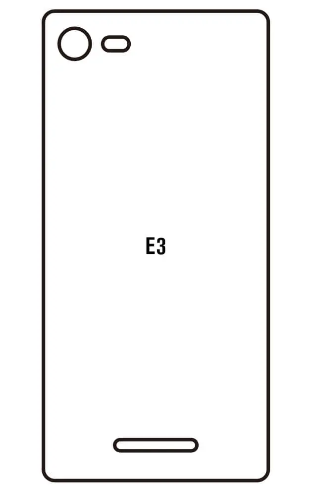 Sony E3 Zadní Hydrogel ochranná fólie