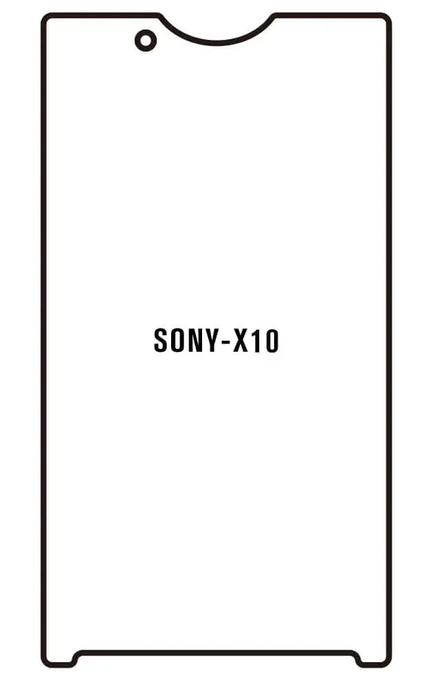 Sony Ericsson Xperia X10 Přední Hydrogel ochranná fólie