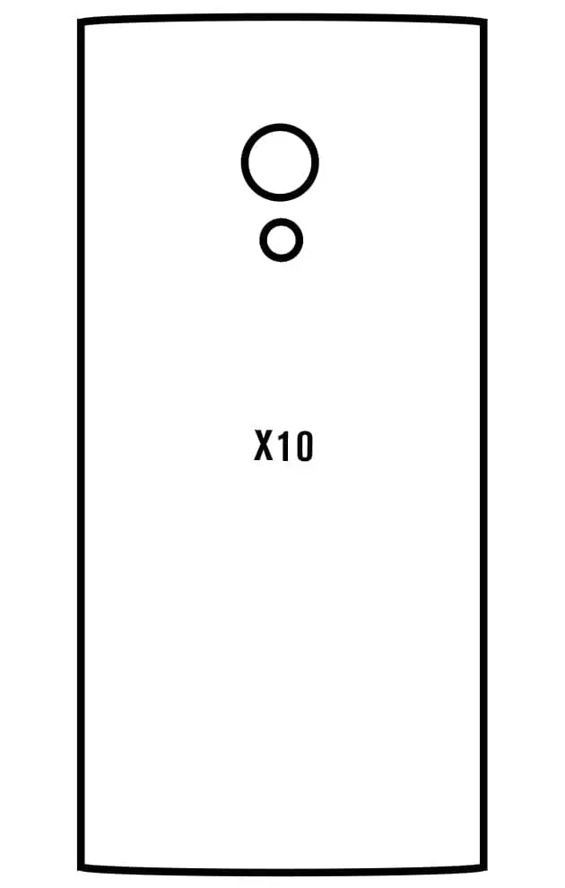Sony Ericsson Xperia X10 Zadní Hydrogel ochranná fólie