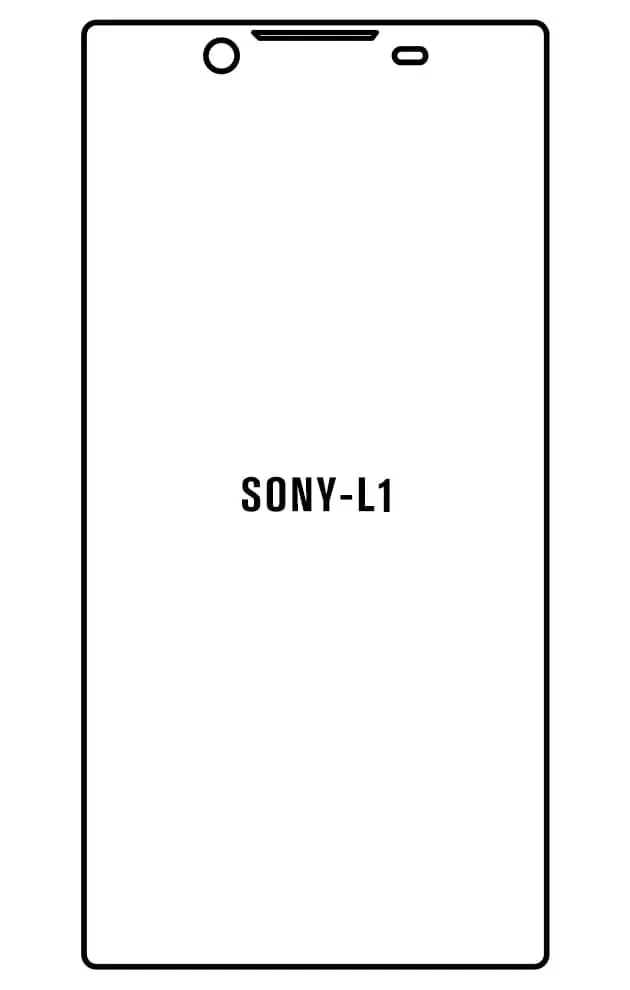 Sony L1 Přední Hydrogel ochranná fólie