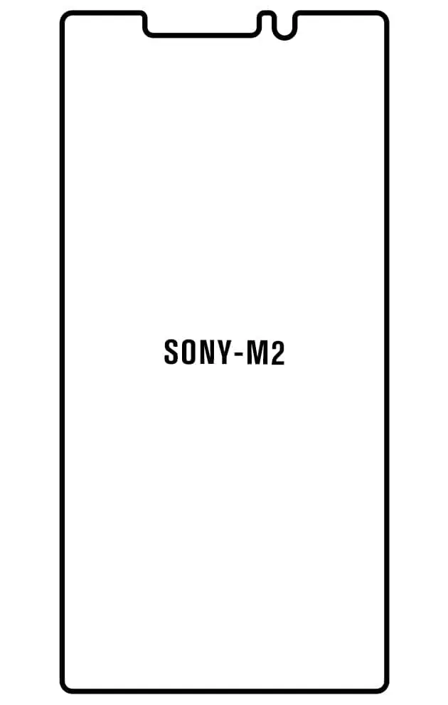 Sony M2 Přední Hydrogel ochranná fólie