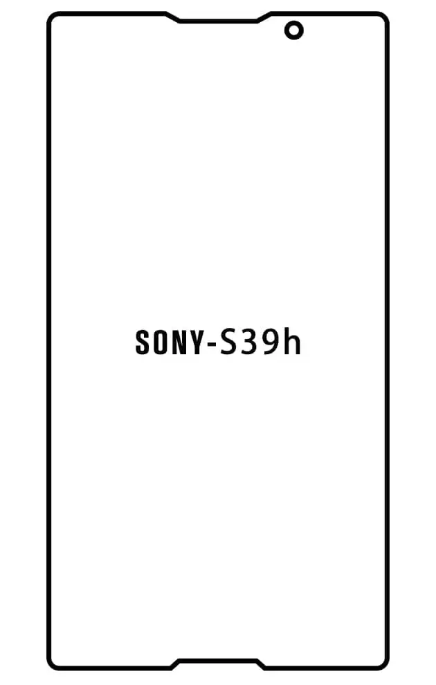 Sony S39h Přední Hydrogel ochranná fólie