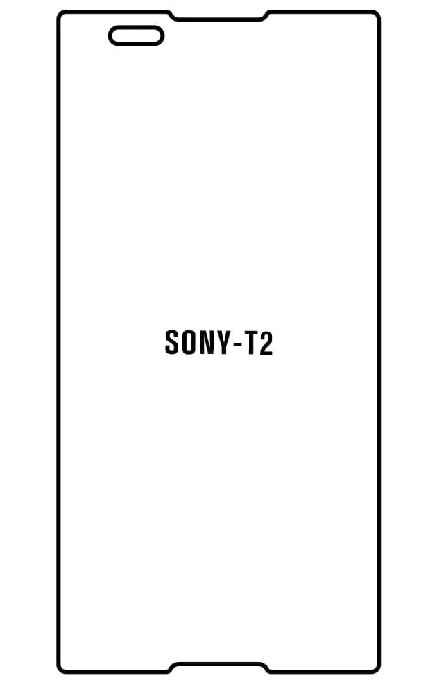 Sony T2 Přední Hydrogel ochranná fólie
