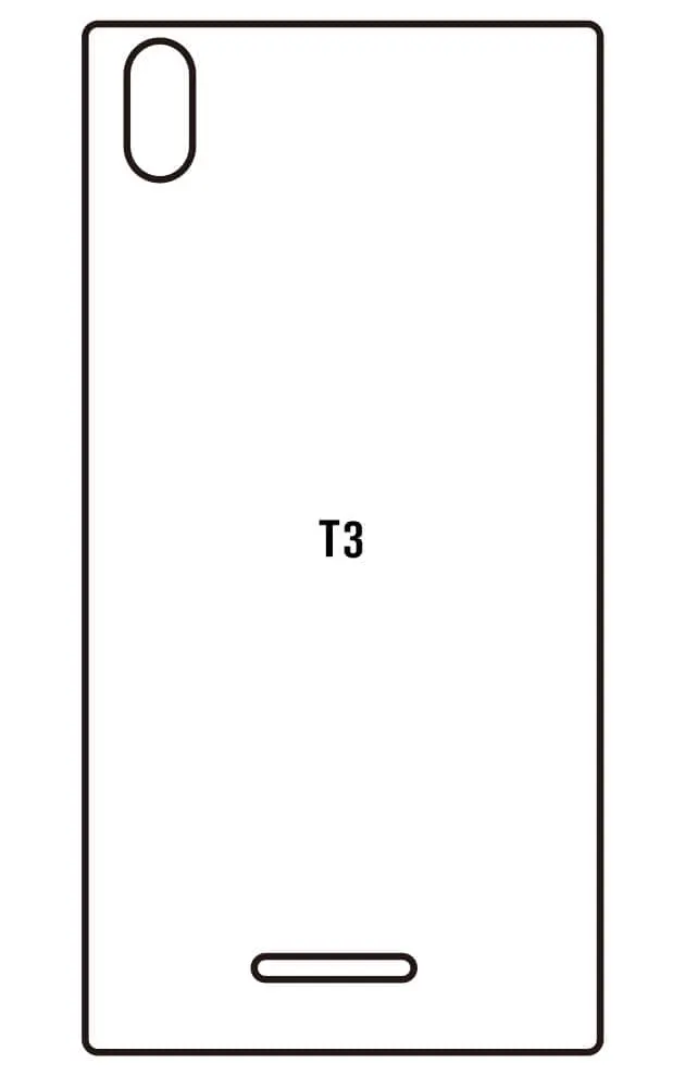 Sony T3 Zadní Hydrogel ochranná fólie