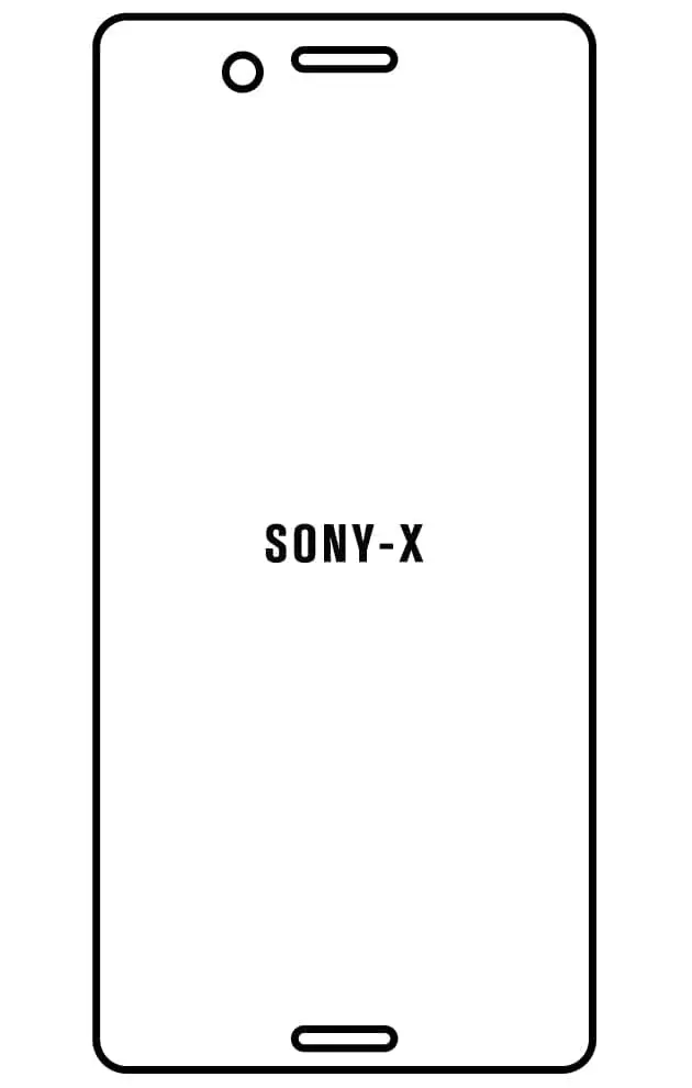 Sony X Přední Hydrogel ochranná fólie