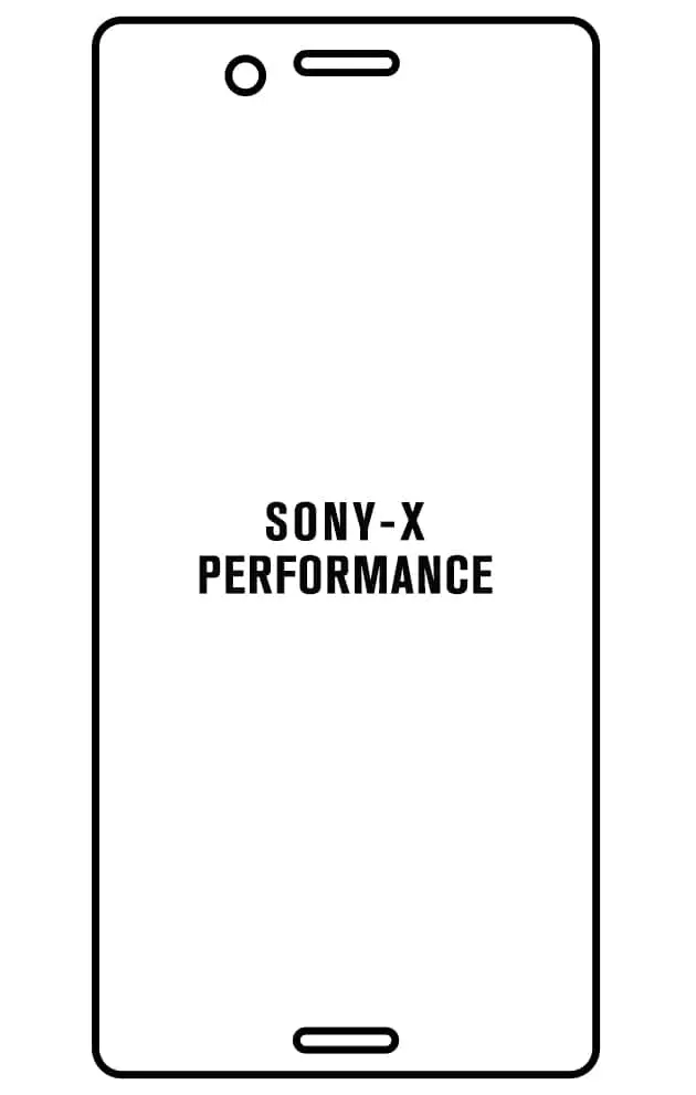 Sony X Performance Přední Hydrogel ochranná fólie