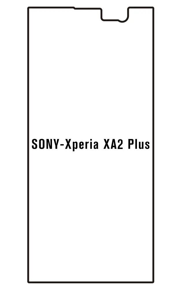 Sony XA2 Plus Přední Hydrogel ochranná fólie