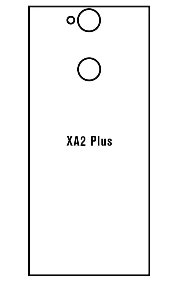 Sony XA2 Plus Zadní Hydrogel ochranná fólie