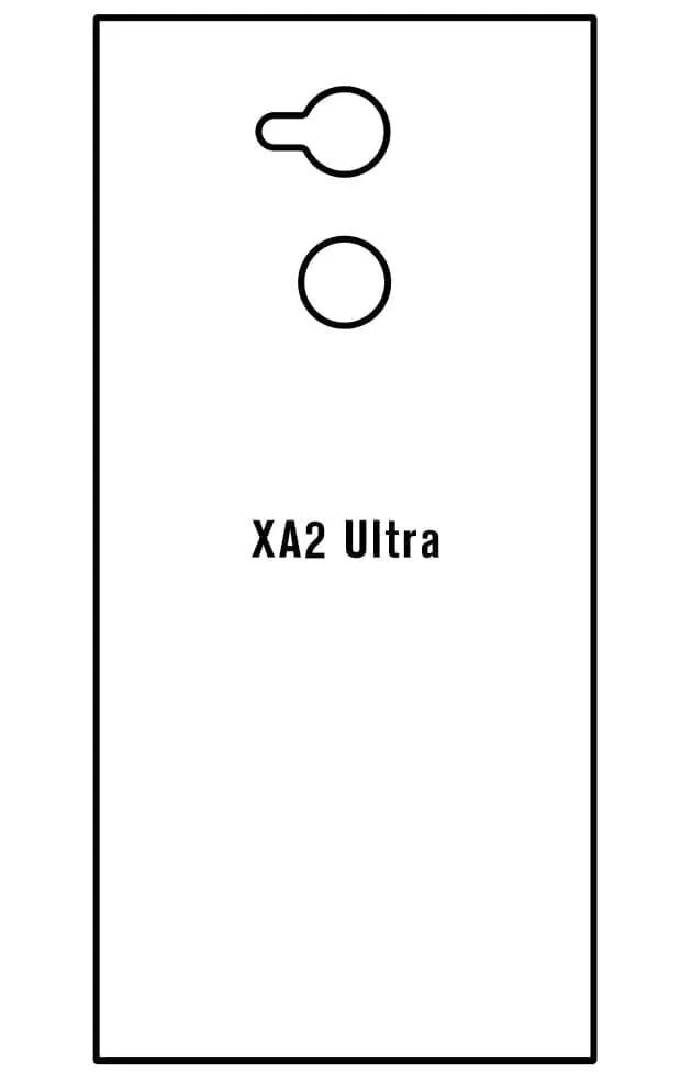 Sony XA2 Ultra Zadní Hydrogel ochranná fólie